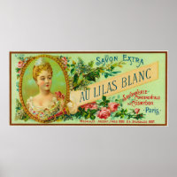 Label Au Lilas Blanc SoapParis, France