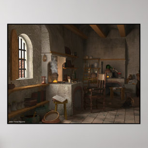 Poster Laboratoire d'alchimiste