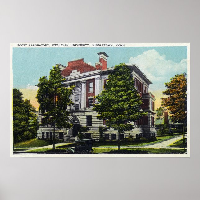 Poster Laboratoire Scott de l'Université Wesleyan (Devant)