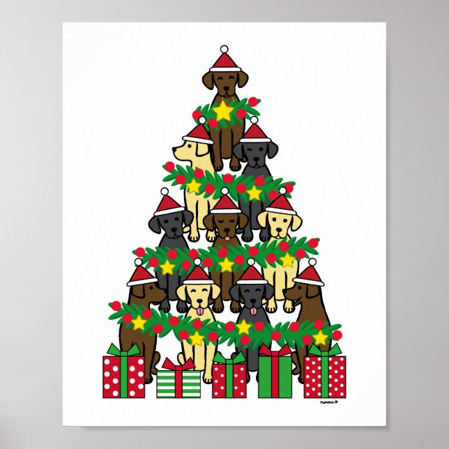 Poster Laboratoires d'arbres de Noël (Devant)
