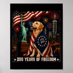 Poster Labrador Retriever 250 ans de Dom 250e