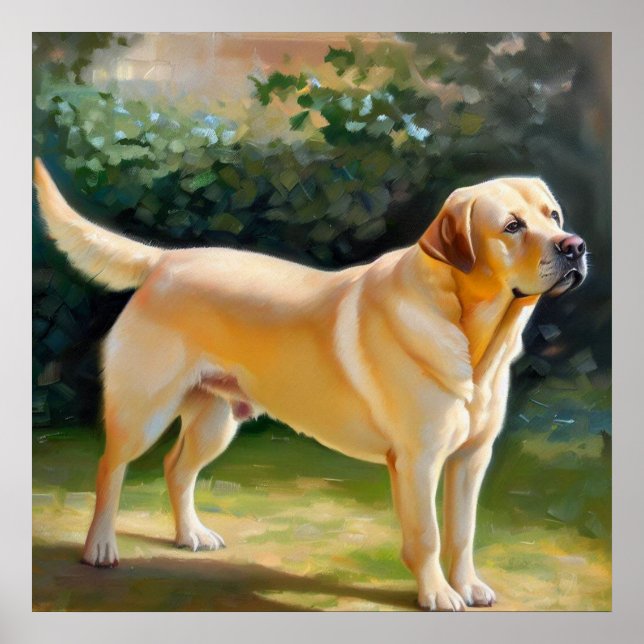 Poster Labrador Retriever Chien (Devant)