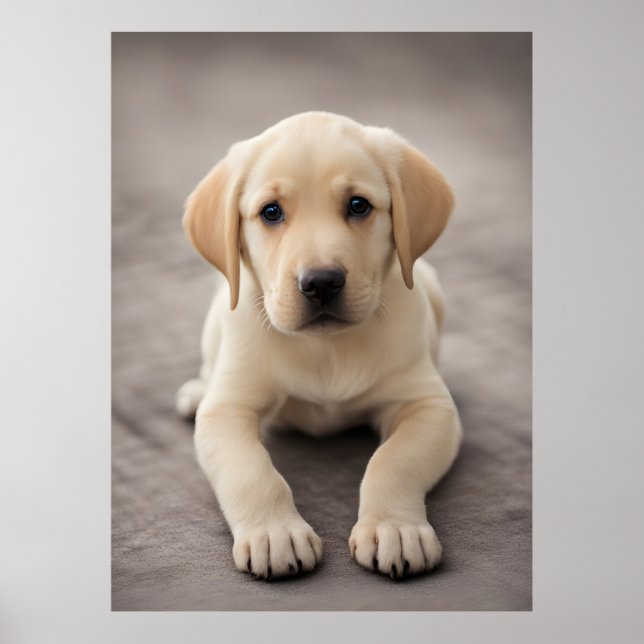 Poster Labrador Retriever Puppy (Devant)
