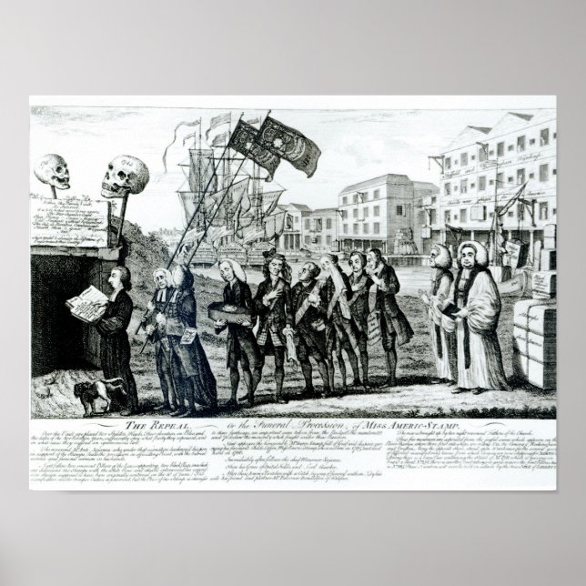 Poster L'Abrogation, ou Procession funéraire (Devant)