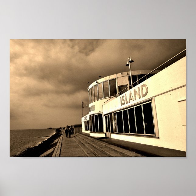 Poster Labworth Restaurant Canvey Island Essex Angleterre (Devant)