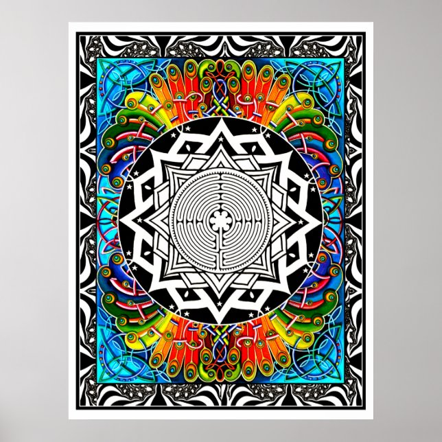 Poster Labyrinthe Le Chemin De La Résistance La Moins Imp (Devant)