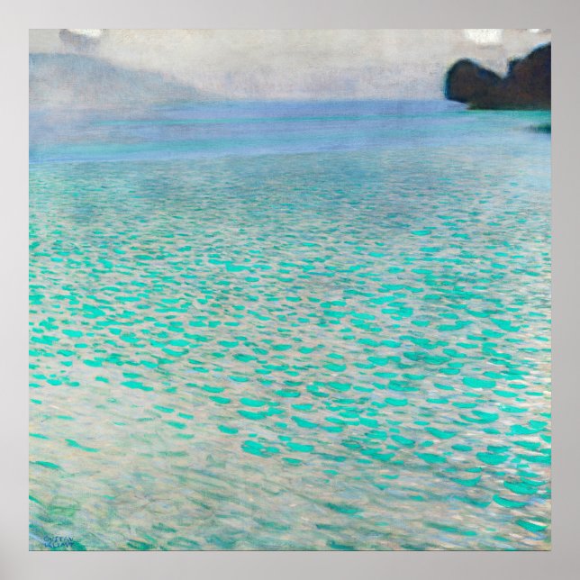 Poster Lac Atter, Gustav Klimt (Devant)