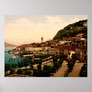 Poster Lac Bellagio de Côme Italie