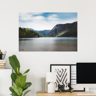 Poster Lac Bohinj, Slovénie