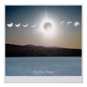 Poster Lac Carmi, Vermont