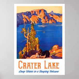 Poster Lac Crater