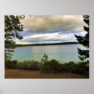 Poster Lac Crescent, Oregon