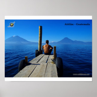 Poster Lac d'Atitlan