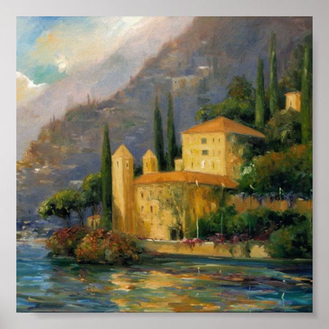 POSTER LAC DE COMO (Devant)