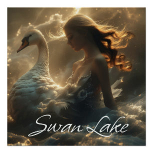 POSTER LAC DES CYGNES - BALLET & DANSE -