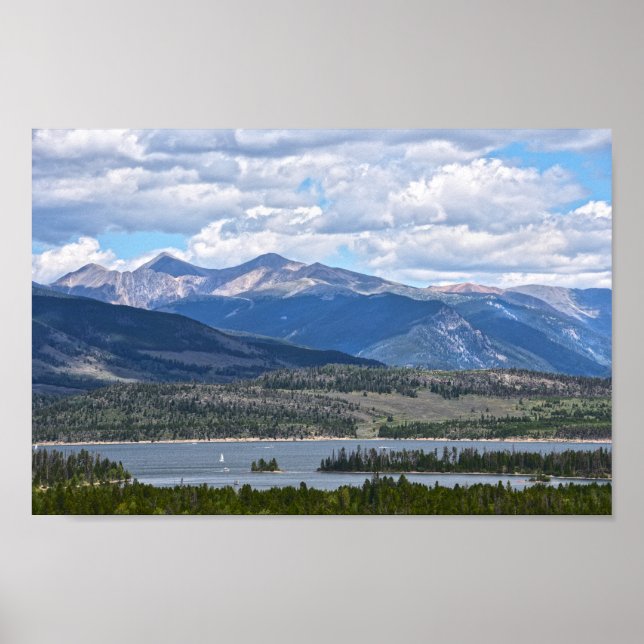 Poster Lac Dillon, Colorado (Devant)