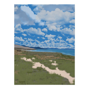 Poster Lac du désert 
