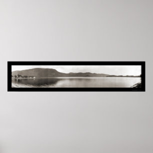 Poster Lac Dunmore, Vermont Photo 1912