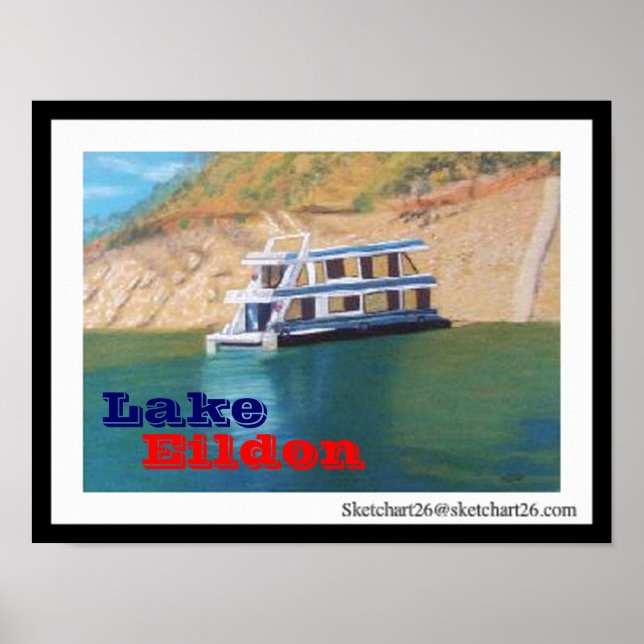 Poster Lac, Eildon (Devant)