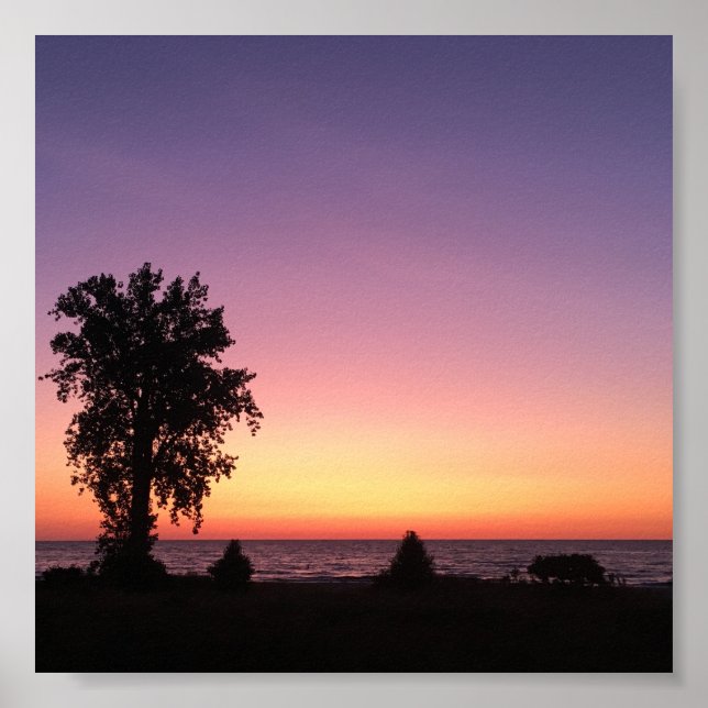 Poster lac erie (Devant)