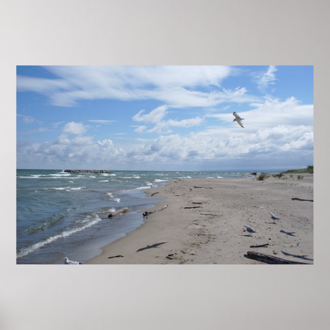 Poster Lac Érié de Presque Isle (Devant)