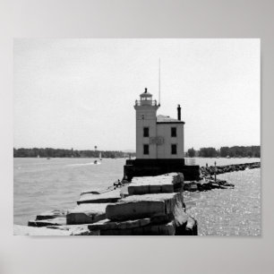 Poster Lac Erie Lighthouse