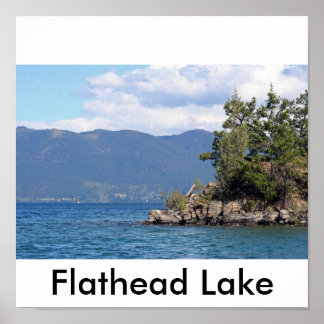 Poster Lac Flathead