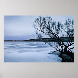 Poster Lac gelé