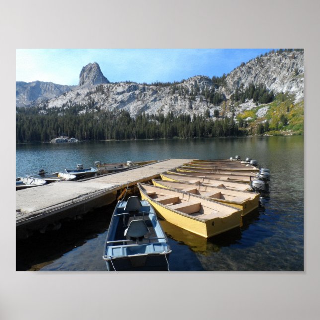 Poster Lac George - Mammoth Lakes, CA (Devant)