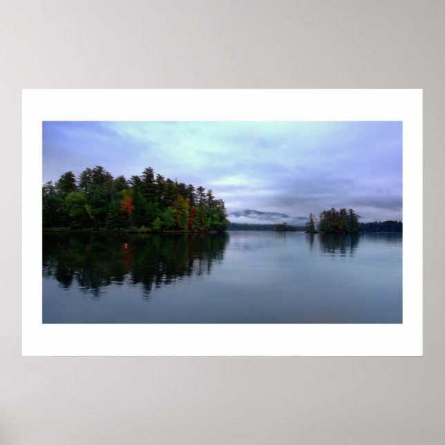 Poster Lac George, New York (Devant)