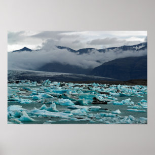 Poster Lac glaciaire Jokulsarlon - Islande