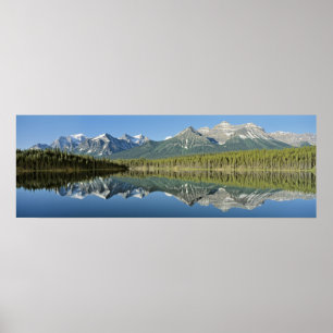 Poster Lac Herbert, Parc national Banff, Canada