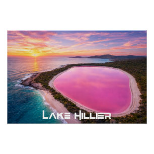 POSTER LAC HILLIER - AUSTRALIE