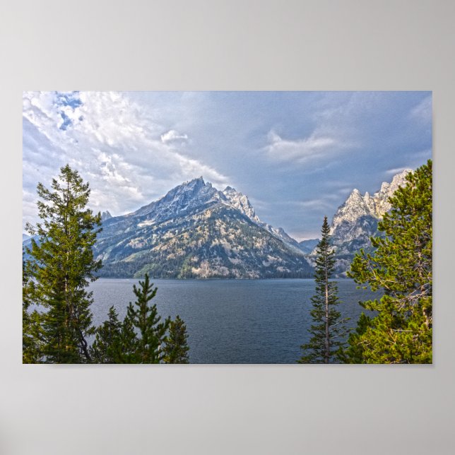 Poster Lac Jenny dans le Parc National de Grand Teton, Wy (Devant)