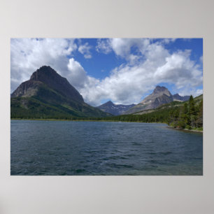 Poster Lac Josephine au Glacier National Park