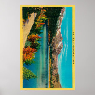 Poster Lac june dans le haut comté de SierraMono, CA