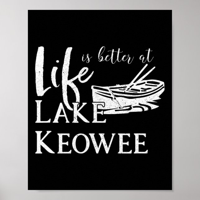 Poster Lac Keowee  (Devant)