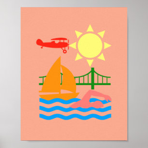 Poster Lac Lifestyle