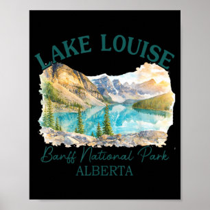 Poster Lac Louise Alberta Parc national de Banff Canada
