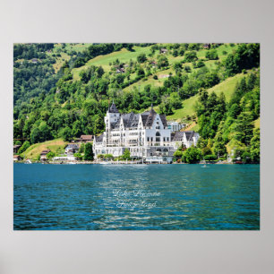 Poster Lac Lucerne, Suisse