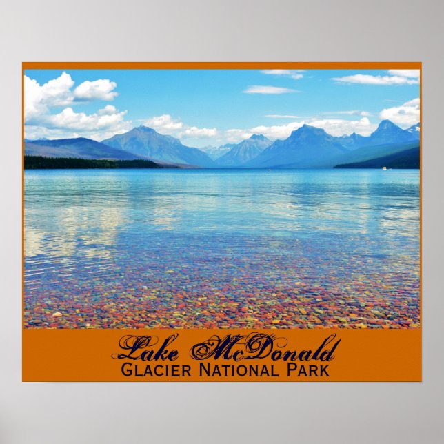 Poster Lac McDonald (Devant)