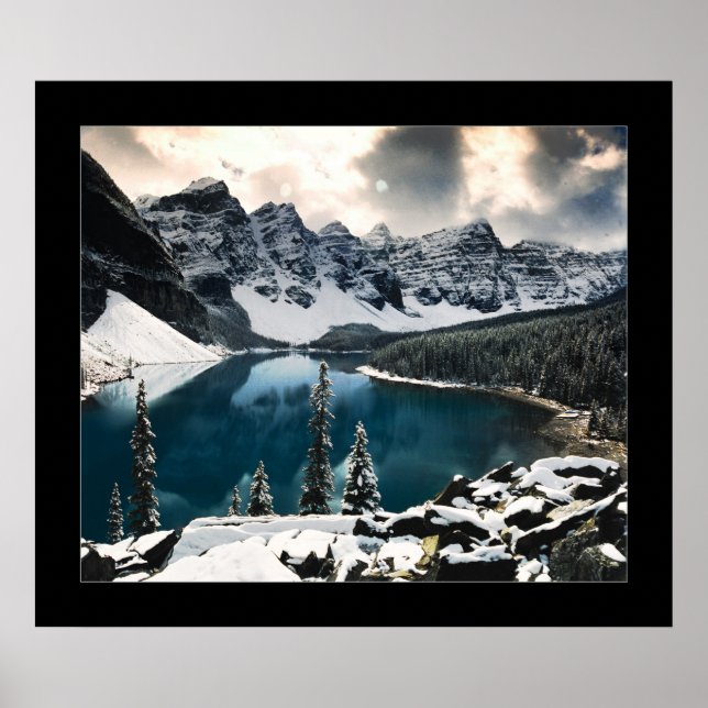 Poster Lac Moraine (Devant)