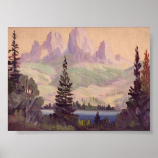 Poster Lac Mountain