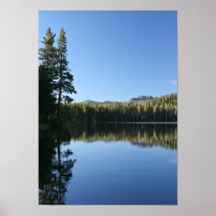 Poster Lac Mountain, Dusk