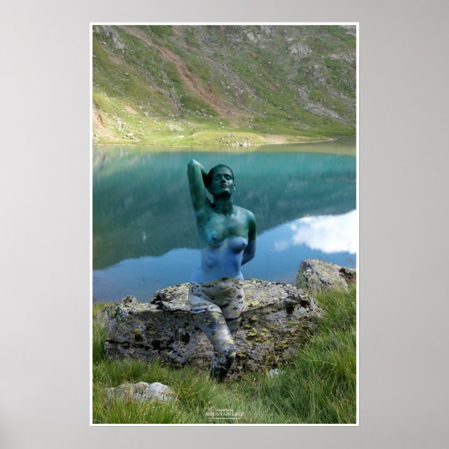 Poster Lac Mountain par Johannes Stötter (Devant)