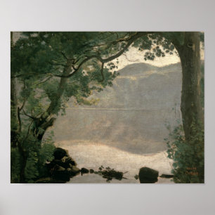 Poster Lac Nemi, 1843