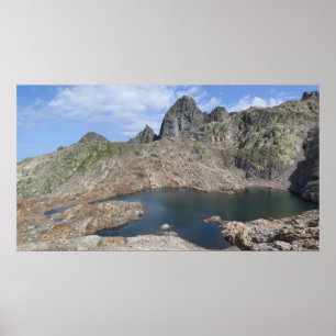 Poster Lac Noir Alpes françaises