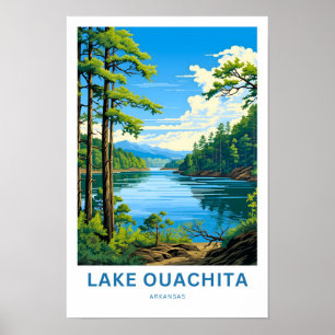 Poster Lac Ouachita Arkansas Imprimer Voyage