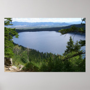 Poster Lac Phelps I dans le parc national de Grand Teton