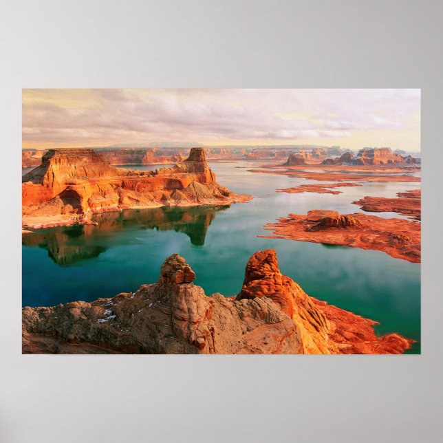 Poster Lac Powell Arizona (Devant)